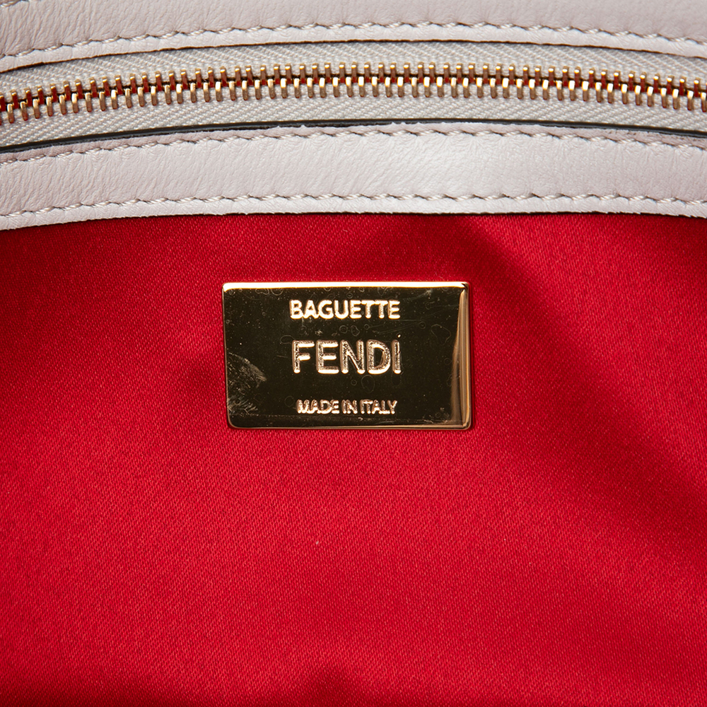 Pre-Loved Fendi Nappa and Mink Fur Faces Baguette Satchel - Picture 5 of 7